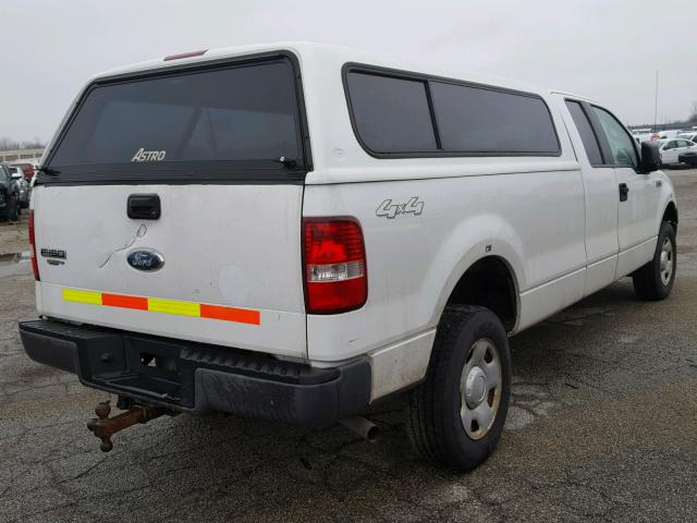 1FTVX14596NA12141 - 2006 FORD F150 WHITE photo 4