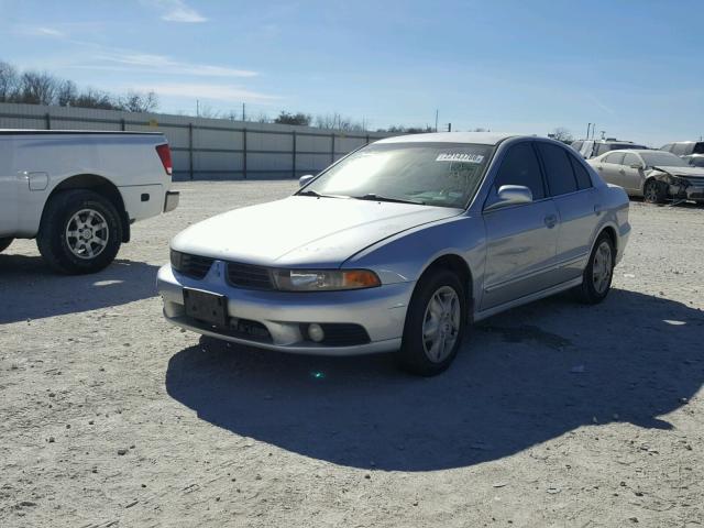 4A3AA46H93E125346 - 2003 MITSUBISHI GALANT ES SILVER photo 2