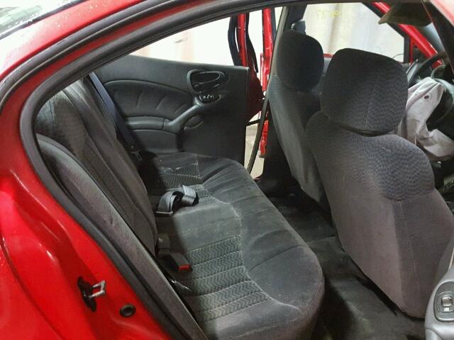 1G2NF52T21M564353 - 2001 PONTIAC GRAND AM S წითელი ფოტო 6