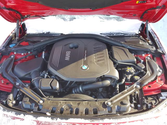 WBA4T9C59H5A15020 - 2017 BMW 440I RED photo 7