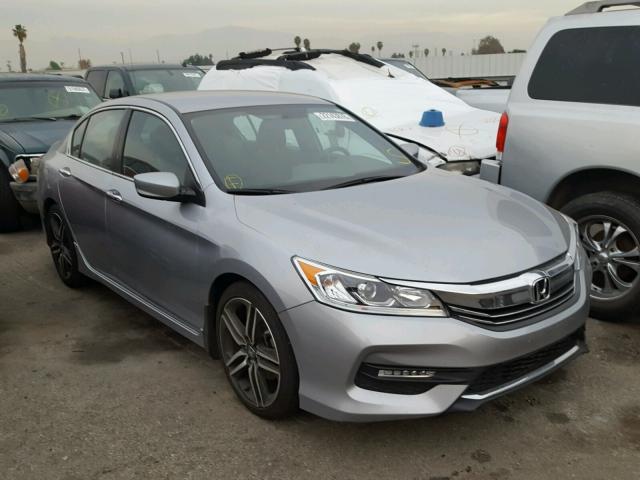 1HGCR2F58GA162420 - 2016 HONDA ACCORD SPO SILVER photo 1