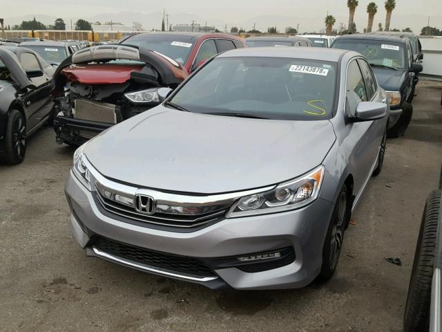 1HGCR2F58GA162420 - 2016 HONDA ACCORD SPO SILVER photo 2