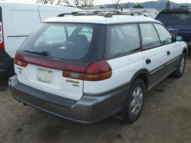 4S3BG6853X7642852 - 1999 SUBARU LEGACY OUT WHITE photo 4