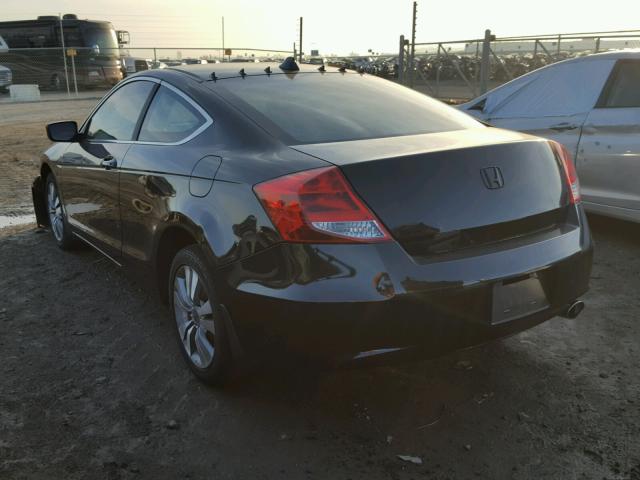 1HGCS1B33CA000286 - 2012 HONDA ACCORD LX BLACK photo 3