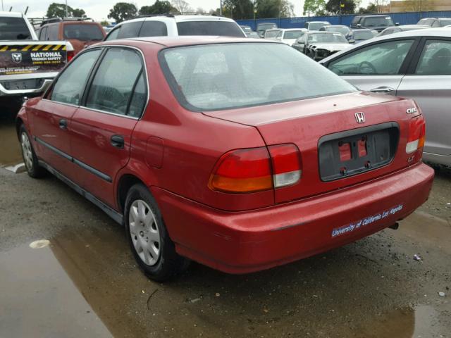 1HGEJ6677WL026064 - 1998 HONDA CIVIC LX RED photo 3