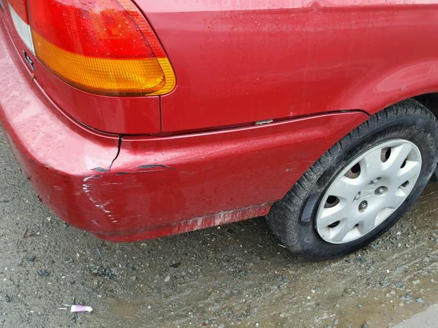 1HGEJ6677WL026064 - 1998 HONDA CIVIC LX RED photo 9