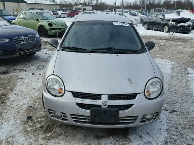 1B3ES56C95D212153 - 2005 DODGE NEON SXT SILVER photo 9