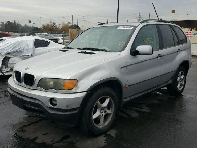 WBAFA53551LM69108 - 2001 BMW X5 3.0I SILVER photo 2