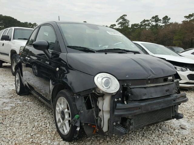 3C3CFFAR7DT633118 - 2013 FIAT 500 POP BLACK photo 1