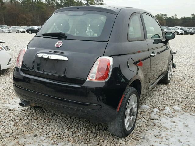 3C3CFFAR7DT633118 - 2013 FIAT 500 POP BLACK photo 4