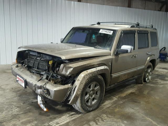 1J8HG58236C100420 - 2006 JEEP COMMANDER ყავისფერი ფოტო 2