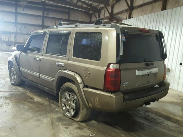 1J8HG58236C100420 - 2006 JEEP COMMANDER ყავისფერი ფოტო 3