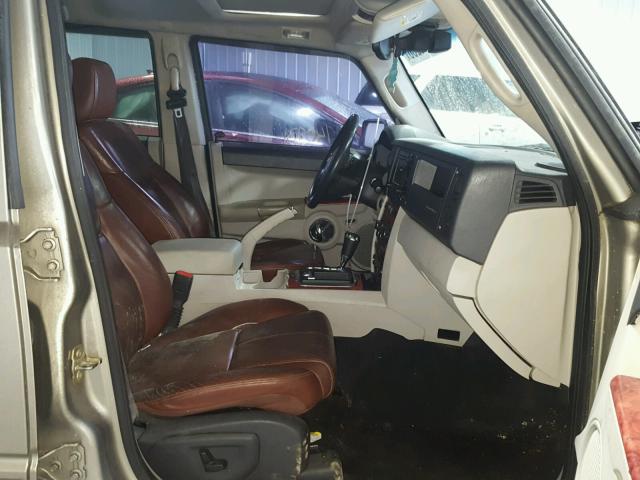 1J8HG58236C100420 - 2006 JEEP COMMANDER ყავისფერი ფოტო 5