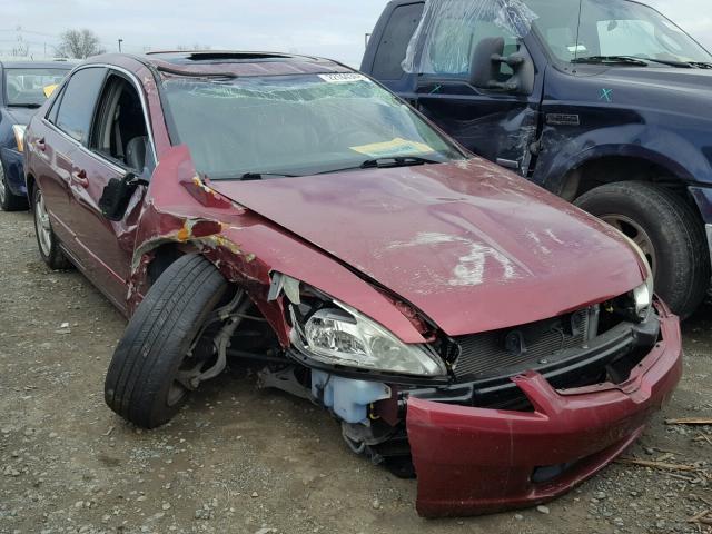 1HGCM56855A091538 - 2005 HONDA ACCORD EX RED photo 1