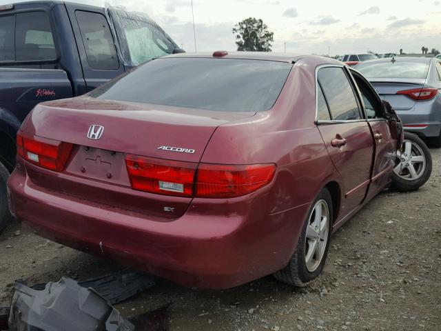 1HGCM56855A091538 - 2005 HONDA ACCORD EX RED photo 4