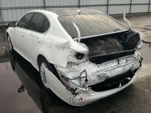 JTHBE1BL2D5014206 - 2013 LEXUS GS 350 WHITE photo 3