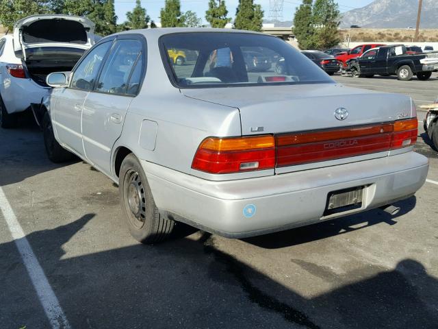 JT2AE00E8P0040931 - 1993 TOYOTA COROLLA LE 银色 照片 3