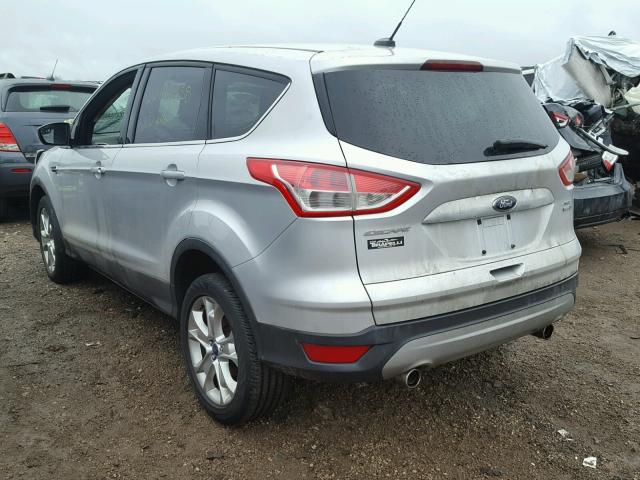 1FMCU9HXXDUB70688 - 2013 FORD ESCAPE SEL SILVER photo 3