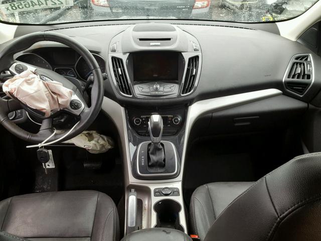 1FMCU9HXXDUB70688 - 2013 FORD ESCAPE SEL SILVER photo 9