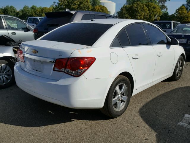 1G1PE5SC1C7278088 - 2012 CHEVROLET CRUZE LT WHITE photo 4