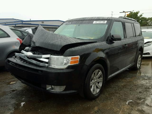 2FMGK5BC1CBD16633 - 2012 FORD FLEX SE BLACK photo 2