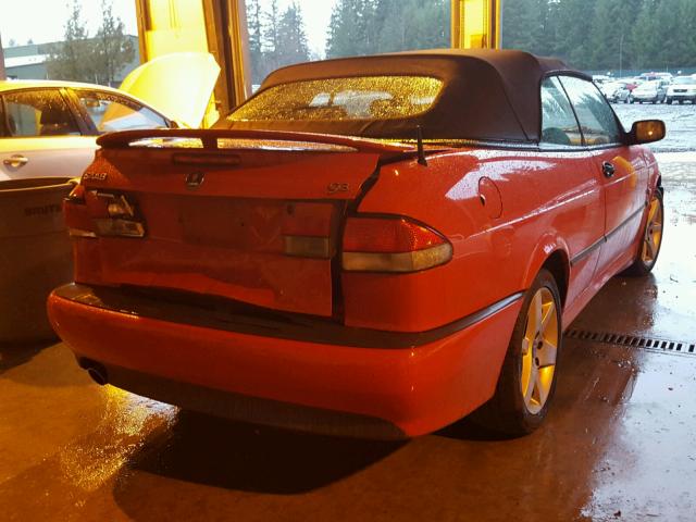 YS3DF78K037010983 - 2003 SAAB 9-3 SE RED photo 4