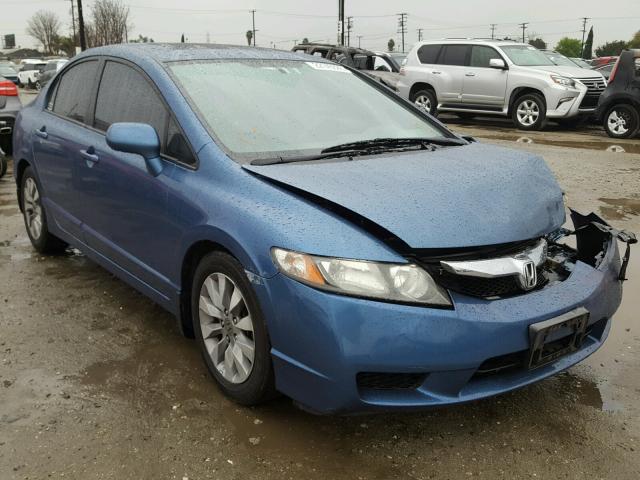 2HGFA1F82BH508643 - 2011 HONDA CIVIC EX BLUE photo 1