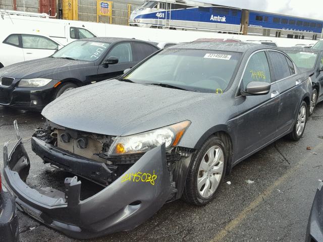 1HGCP368X9A046001 - 2009 HONDA ACCORD EXL GRAY photo 2