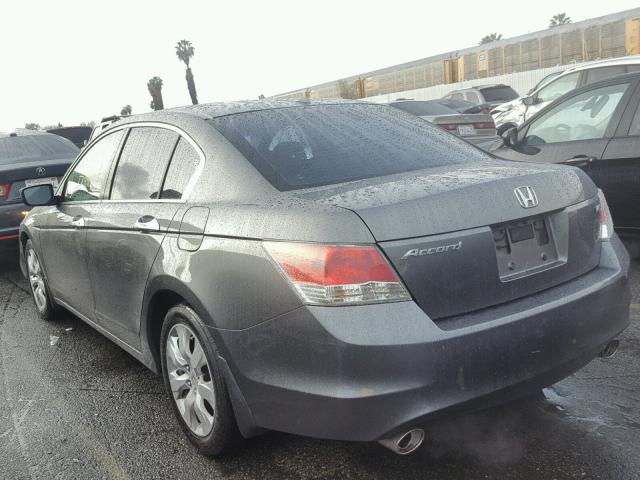 1HGCP368X9A046001 - 2009 HONDA ACCORD EXL GRAY photo 3