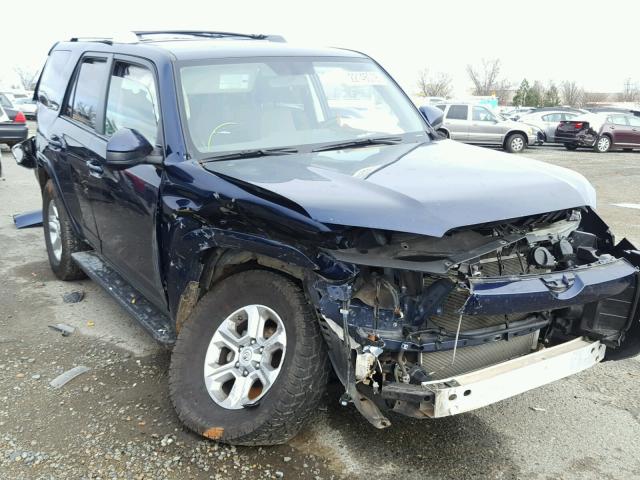 JTEBU5JR7F5213848 - 2015 TOYOTA 4RUNNER SR BLUE photo 1