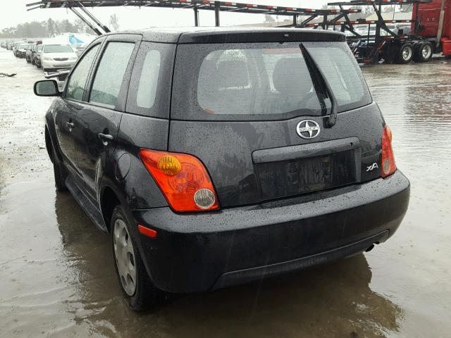 JTKKT624050079883 - 2005 TOYOTA SCION XA შავი ფოტო 3