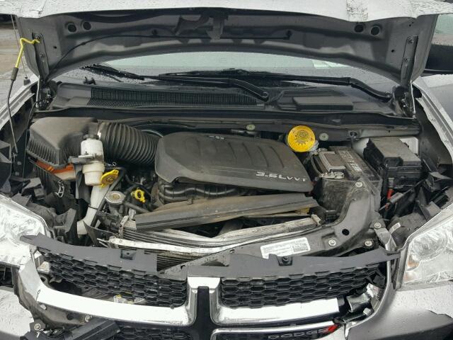 2C4RDGBG5FR512348 - 2015 DODGE GRAND CARA GRAY photo 7