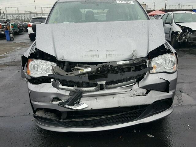 2C4RDGBG5FR512348 - 2015 DODGE GRAND CARA GRAY photo 9