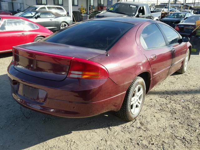 2B3HD56JXXH761873 - 1999 DODGE INTREPID E BURGUNDY photo 4