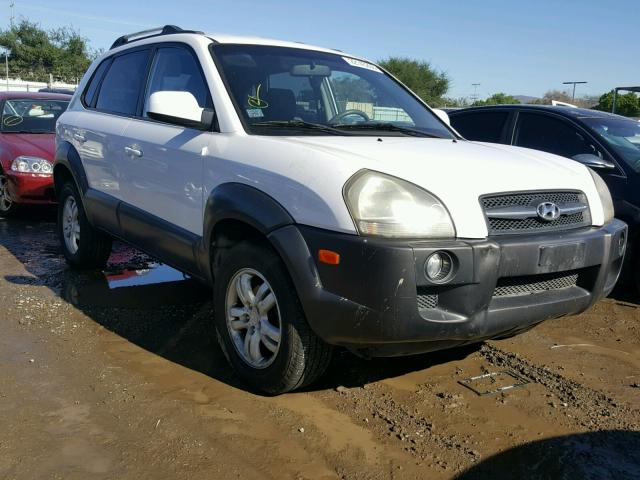 KM8JN72D56U384160 - 2006 HYUNDAI TUCSON GLS WHITE photo 1