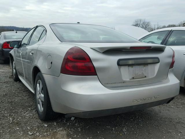 2G2WP552781125062 - 2008 PONTIAC GRAND PRIX SILVER photo 3