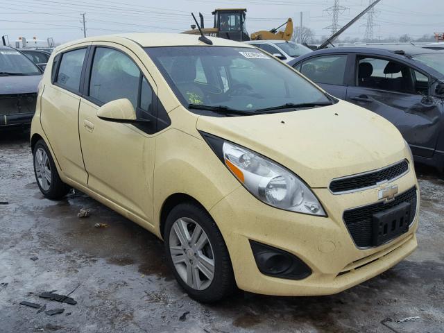 KL8CD6S99DC537656 - 2013 CHEVROLET SPARK 1LT YELLOW photo 1