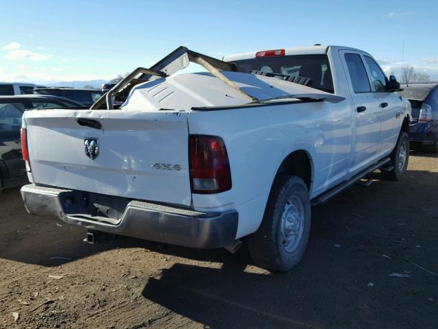 3D7UT2CL9BG551932 - 2011 DODGE RAM 2500 WHITE photo 4