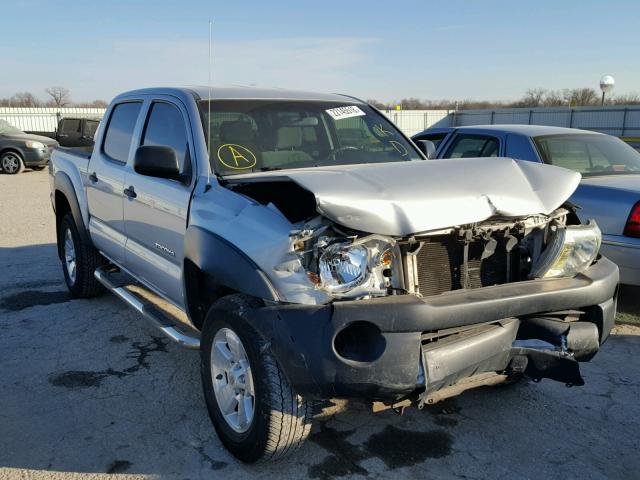 3TMJU62NX7M037519 - 2007 TOYOTA TACOMA DOU SILVER photo 1