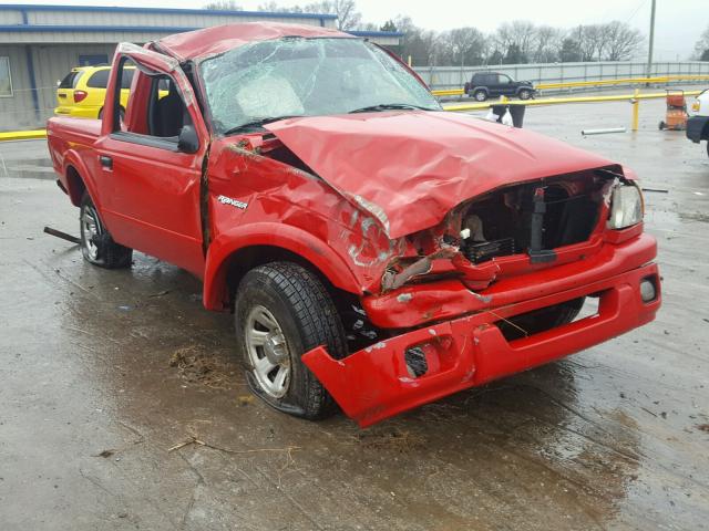 1FTYR10U04PA83007 - 2004 FORD RANGER RED photo 1
