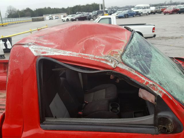 1FTYR10U04PA83007 - 2004 FORD RANGER RED photo 10