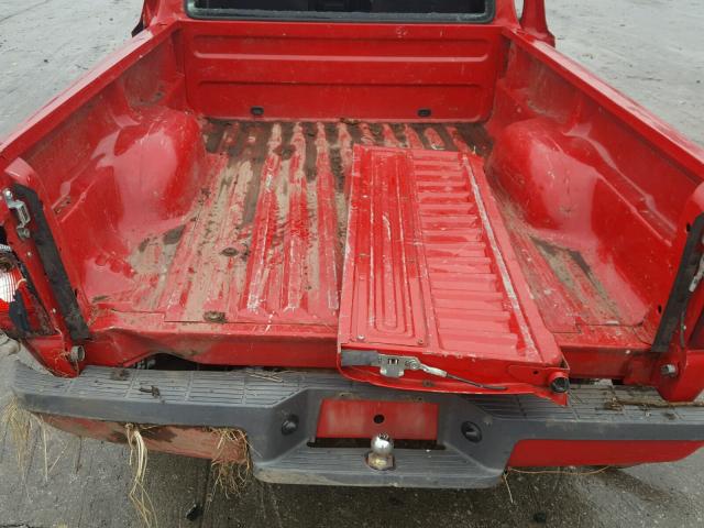 1FTYR10U04PA83007 - 2004 FORD RANGER RED photo 6