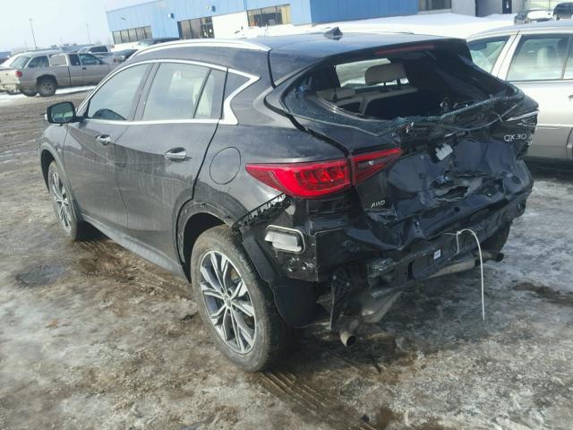 SJKCH5CR5JA045473 - 2018 INFINITI QX30 BASE BLACK photo 3