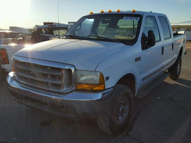 1FTNW21F4XEA08277 - 1999 FORD F250 SUPER WHITE photo 2