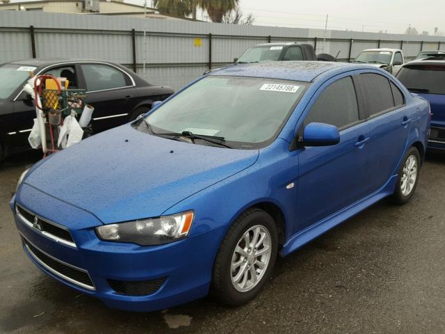 JA32U2FU7CU016209 - 2012 MITSUBISHI LANCER ES/ BLUE photo 2