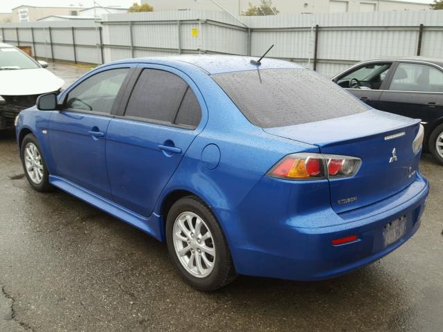 JA32U2FU7CU016209 - 2012 MITSUBISHI LANCER ES/ BLUE photo 3