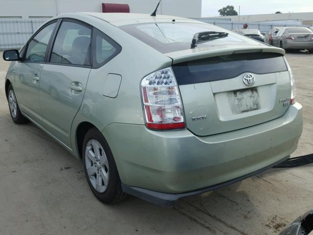 JTDKB20U187754089 - 2008 TOYOTA PRIUS GREEN photo 3