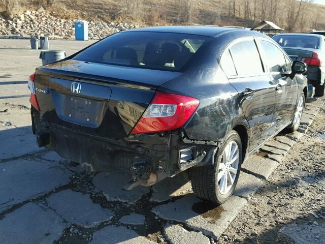 2HGFB2F86CH528155 - 2012 HONDA CIVIC EX BLACK photo 4