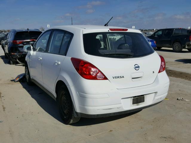 3N1BC13E77L446966 - 2007 NISSAN VERSA S WHITE photo 3