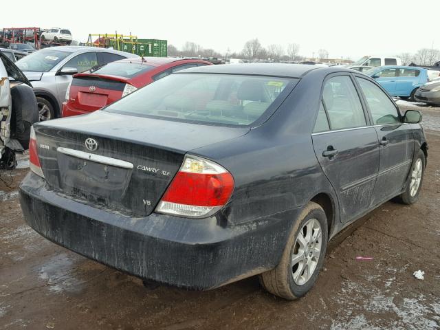 4T1BF30K96U114568 - 2006 TOYOTA CAMRY LE BLACK photo 4